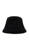 Unreal Fur Yeoman Bucket Hat In 블랙