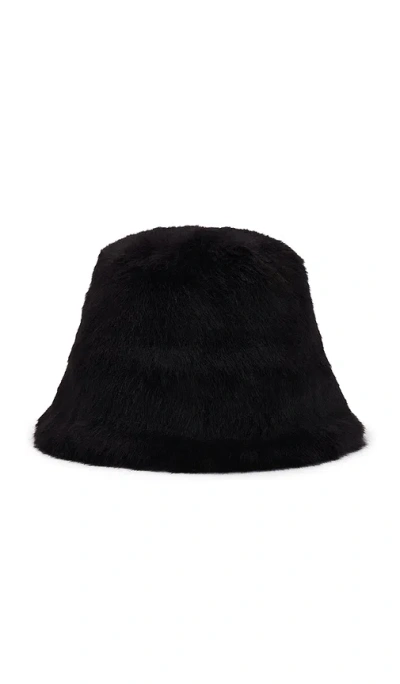 Unreal Fur Yeoman Bucket Hat In Black