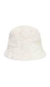 Unreal Fur Yeoman Bucket Hat In Ivory