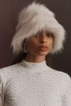 Unreal Fur Yeoman Bucket Hat In White