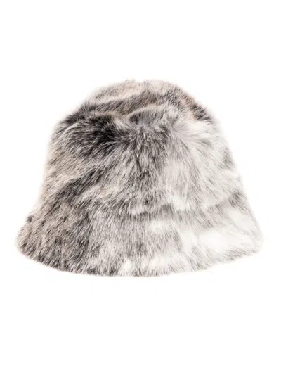Unreal Fur Yeoman Faux-fur Bucket Hat In Neutrals