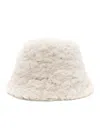 Unreal Fur Yeoman Faux-fur Bucket Hat In Neutrals