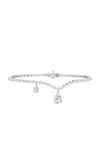Unsaid 18k White Gold Diamond Bracelet