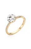 Unsaid 18k Yellow Gold Bubble Essence Pavé Ring