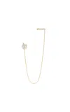 Unsaid 18k Yellow Gold Diamond Cuff Earring