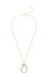 Unsaid 18k Yellow Gold Whirlwind Pavé Pendant