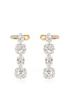 Unsaid Armor 18k Yellow Gold Diamond Cuff Earrings