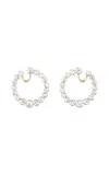 Unsaid Bubble Essence Radiant 18k Yellow Gold Diamond Hoop Earrings