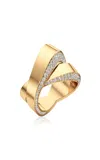 Unsaid Infinite Demi 18k Yellow Gold Diamond Ring