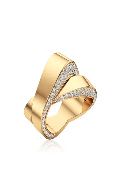 Unsaid Infinite Demi 18k Yellow Gold Diamond Ring