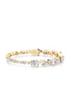 Unsaid Meta Flora 18k Yellow Gold Diamond Bracelet