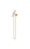 Unsaid Phoenix 18k Yellow Gold Diamond Single Earring