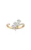 Unsaid Phoenix Feather 18k Yellow Gold Diamond Ring