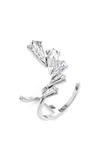 Unsaid Phoenix Wing 18k White Gold Diamond  Ring