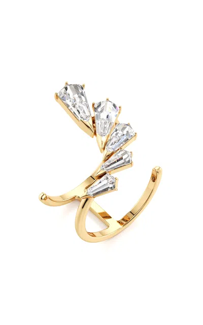 Unsaid Phoenix Wing 18k Yellow Gold Diamond Ring