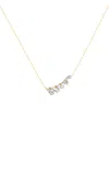 Unsaid Small Phoenix 18k Yellow Gold Diamond Necklace