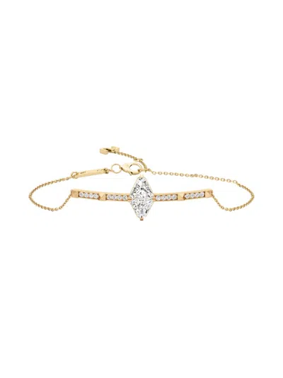 Unsaid Women's Armor 18k Yellow Gold & 0.82 Tcw Lab-grown Diamond Bracelet