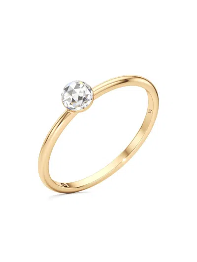 Unsaid Women's Bubble 18k Yellow Gold & 0.61 Tcw Lab-grown Diamond Solitaire Ring