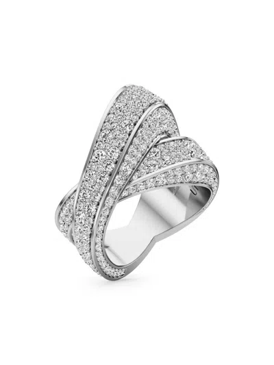 Unsaid Women's Infinite 18k White Gold & 4.42 Tcw Lab-grown Diamond Ring In Neutral