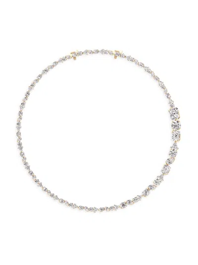Unsaid Women's Meta 18k Yellow Gold & 23.24 Tcw Lab-grown Diamond Necklace