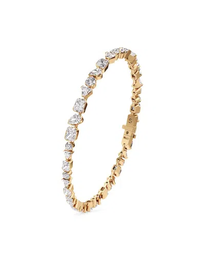 Unsaid Women's Meta 18k Yellow Gold & 7.44 Tcw Lab-grown Diamond Bracelet