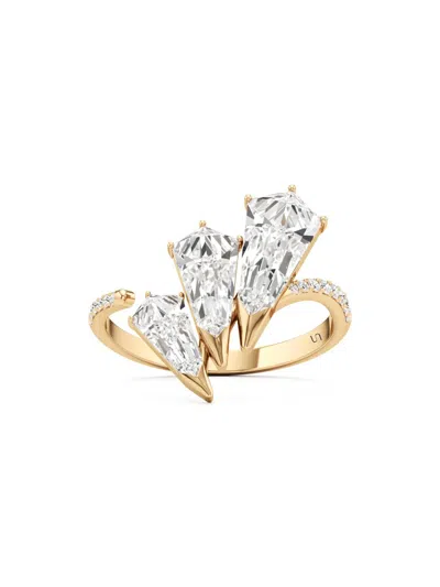 Unsaid Women's Phoenix 18k Yellow Gold & 1.79 Tcw Lab-grown Diamond Cuff Ring