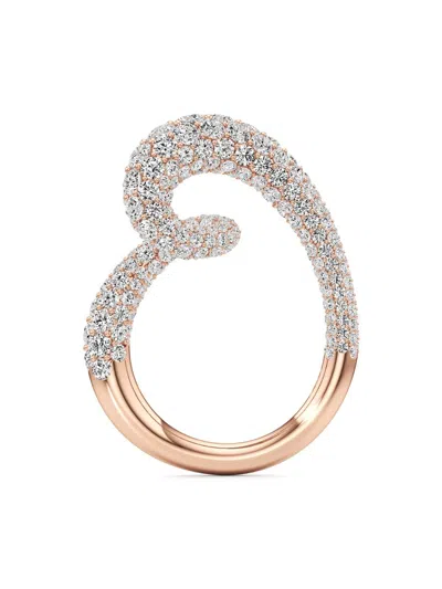 Unsaid Women's Whirlwind 18k Rose Gold & 4.74 Tcw Lab-grown Diamond Ring
