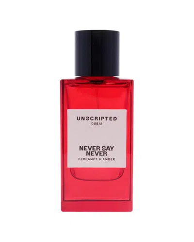 Unscripted Unisex 3.4oz Never Say Never Edp
