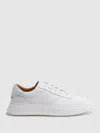 Unseen Footwear Suede Marais Trainers In White