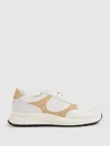 UNSEEN UNSEEN SUEDE LEATHER COLOUR-BLOCK TRAINERS