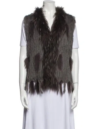 Pre-owned Unsigned Vest In Gray