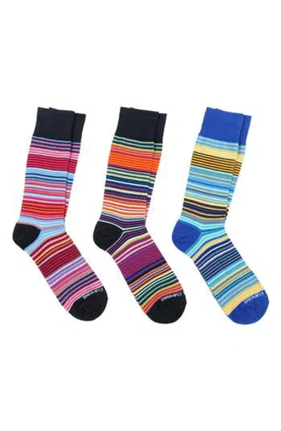 Unsimply Stitched 3-pack Crew Socks In Blue
