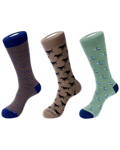 Unsimply Stitched 3-pack Men's Crew Socks In Multi