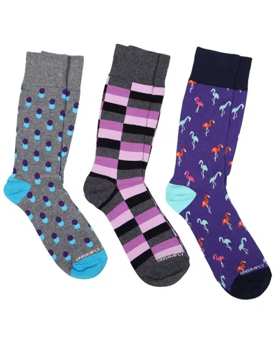 Unsimply Stitched 3-pack Men's Crew Socks In Multi