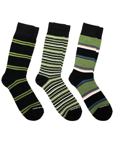 Unsimply Stitched 3-pack Men's Crew Socks In Multi