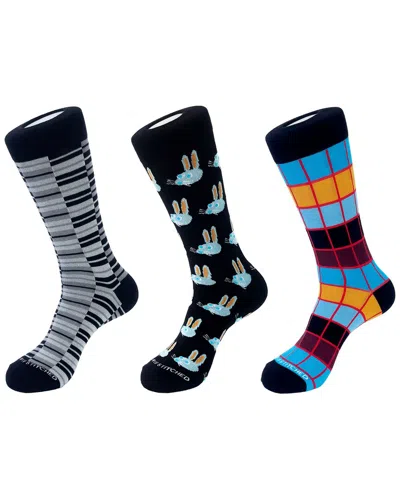 Unsimply Stitched 3-pack Men's Crew Socks In Multi