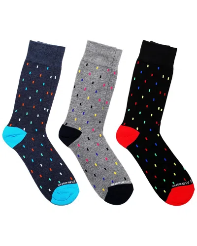 Unsimply Stitched 3-pack Men's Crew Socks In Multi