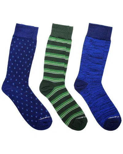 Unsimply Stitched 3-pack Men's Crew Socks In Multi
