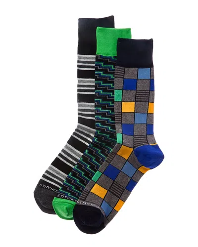 Unsimply Stitched 3pk Crew Socks