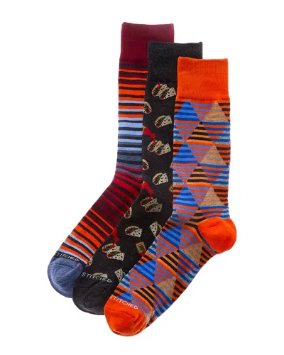 Unsimply Stitched 3pk Crew Socks