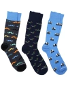 UNSIMPLY STITCHED UNSIMPLY STITCHED 3PK CREW SOCKS