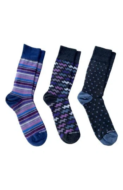 Unsimply Stitched Assorted 3-pack Crew Socks