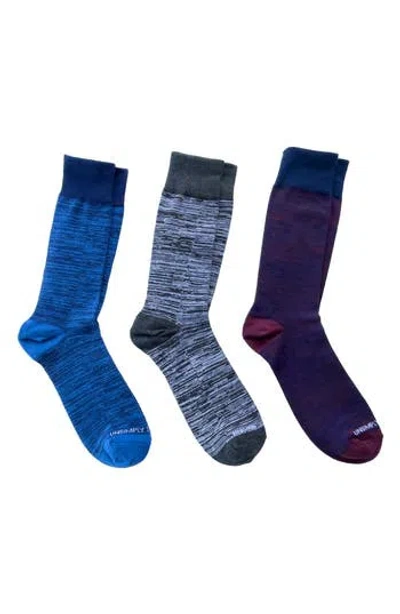 Unsimply Stitched Assorted 3-pack Crew Socks