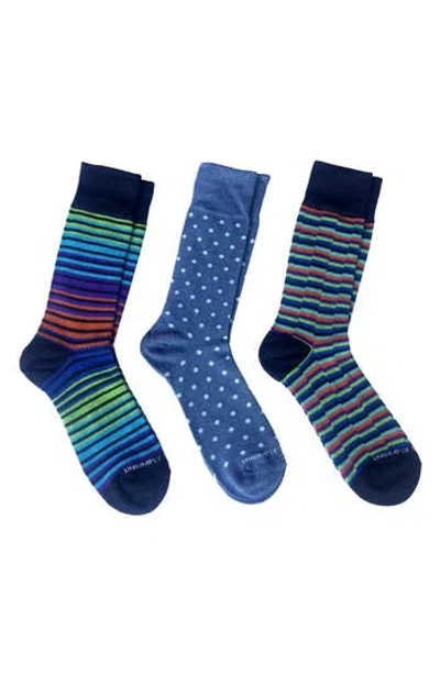 Unsimply Stitched Assorted 3-pack Crew Socks