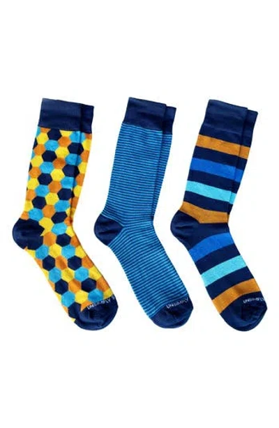 Unsimply Stitched Assorted 3-pack Crew Socks