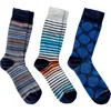 Unsimply Stitched Assorted 3-pack Crew Socks