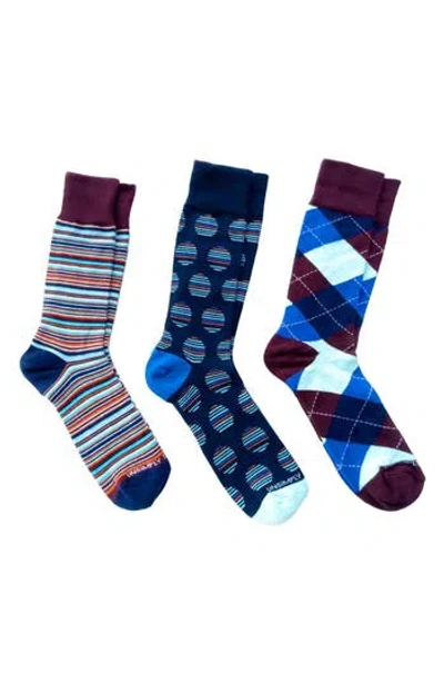 Unsimply Stitched Assorted 3-pack Crew Socks