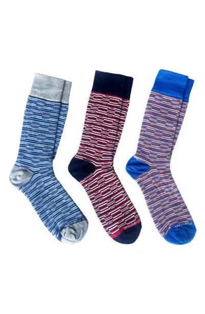 Unsimply Stitched Assorted 3-pack Crew Socks In Multi