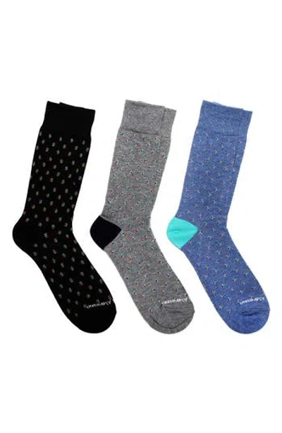 Unsimply Stitched Assorted 3-pack Of Crew Socks In Multi