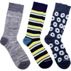 Unsimply Stitched Assorted 3-pack Of Crew Socks In Multi